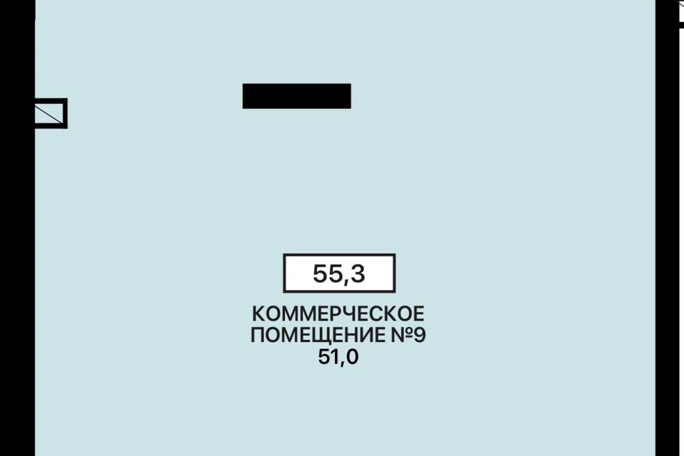 Продаётся помещение своб. назначения, 55.3 м²