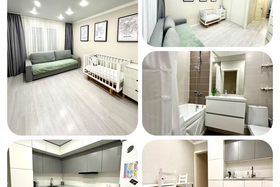 Продаётся 1-комнатная квартира, 38.3 м²