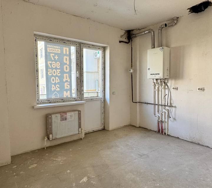 Продаётся 1-комнатная квартира, 39.1 м²