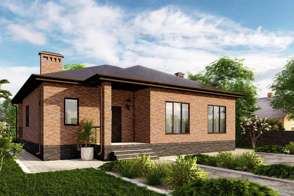 Продаётся 1-этажный дом, 90 м²