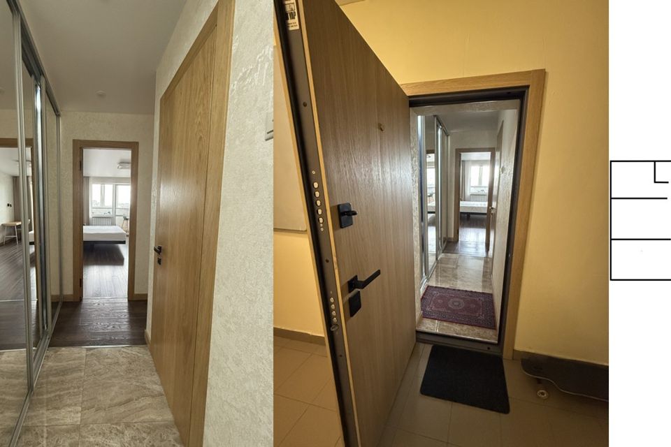Продаётся 3-комнатная квартира, 66 м²