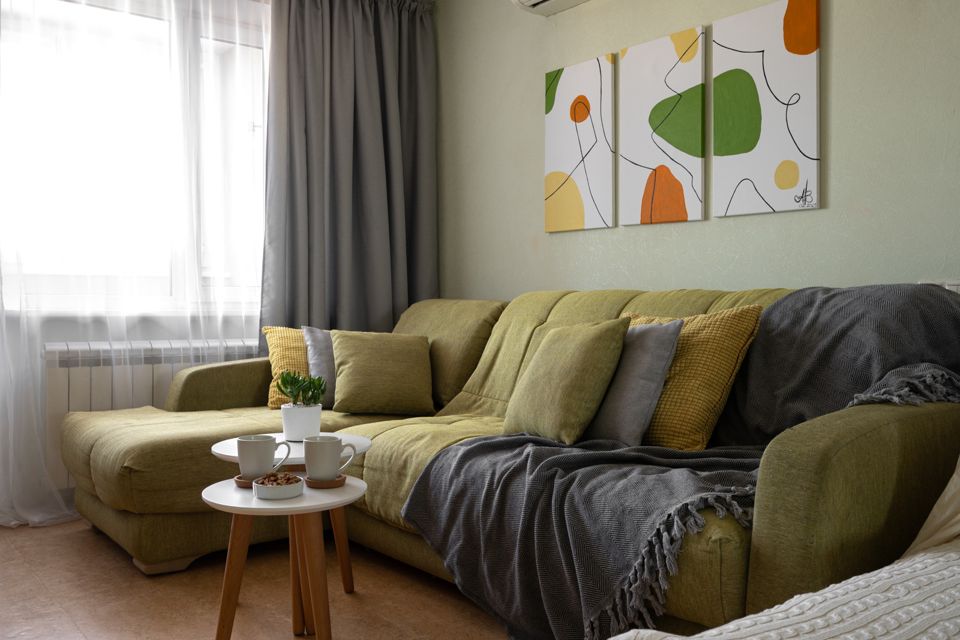 Продаётся 1-комнатная квартира, 43.6 м²