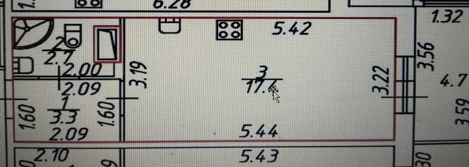 Продаётся студия, 24.5 м²