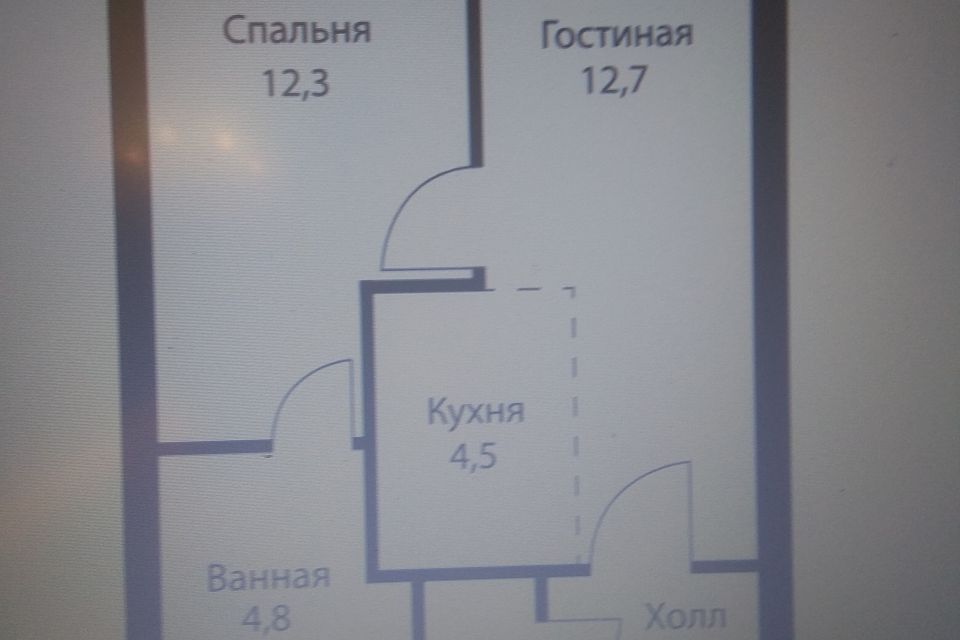 Продаётся 2-комнатная квартира, 40 м²