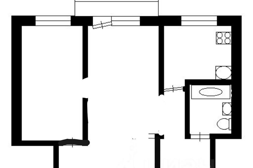 Продаётся 2-комнатная квартира, 41.7 м²