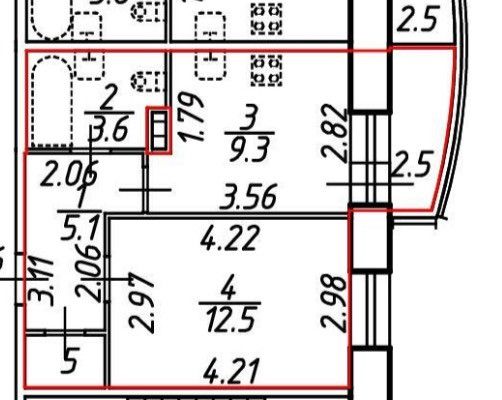 Продаётся 1-комнатная квартира, 31.8 м²