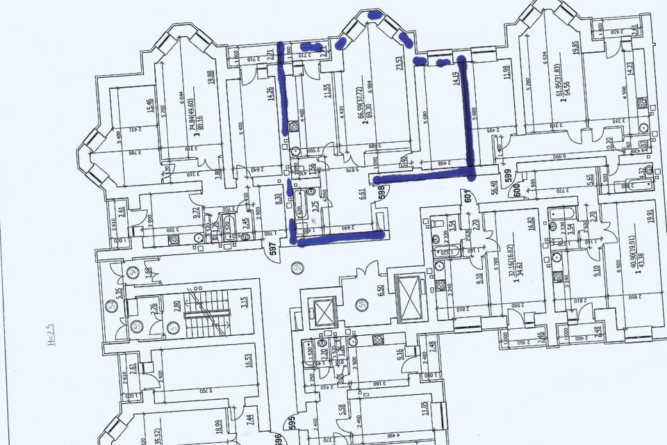 Продаётся 2-комнатная квартира, 63.37 м²