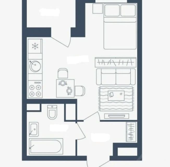 Продаётся студия, 30 м²