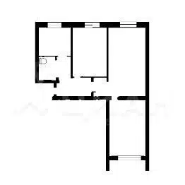 Продаётся 3-комнатная квартира, 58 м²