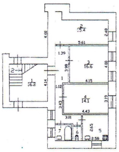 Продаётся 3-комнатная квартира, 70 м²