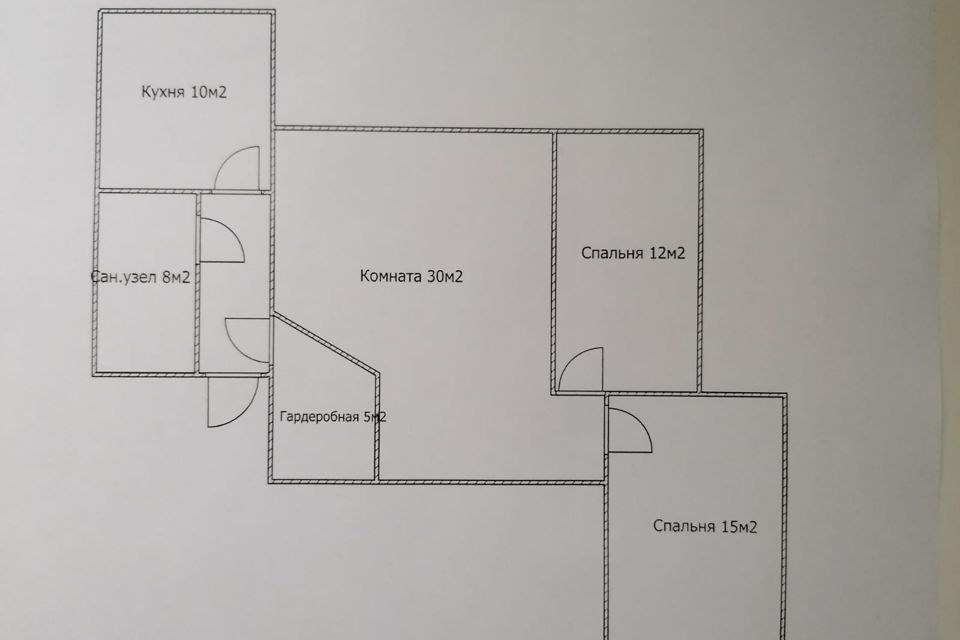 Продаётся 3-комнатная квартира, 91 м²