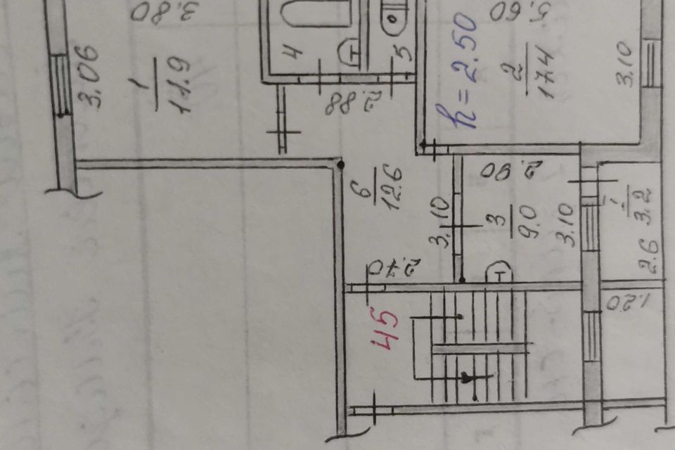 Продаётся 2-комнатная квартира, 54.5 м²