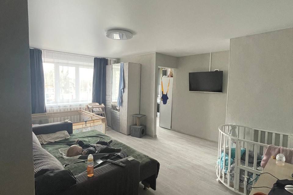 Продаётся 3-комнатная квартира, 55.3 м²