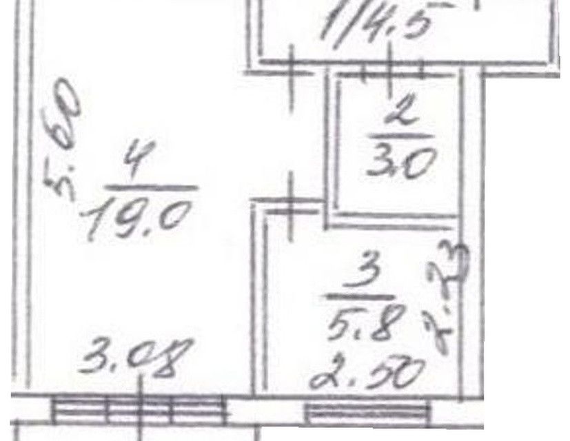Продаётся 1-комнатная квартира, 32.3 м²