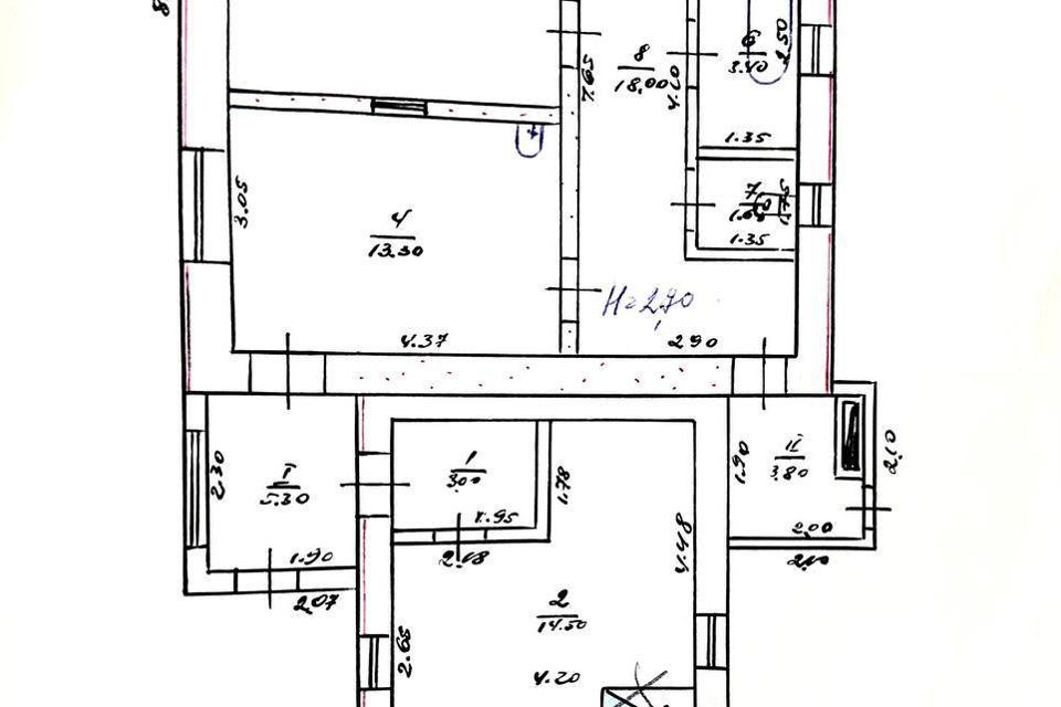 Продаётся 2-этажный дом, 152 м²