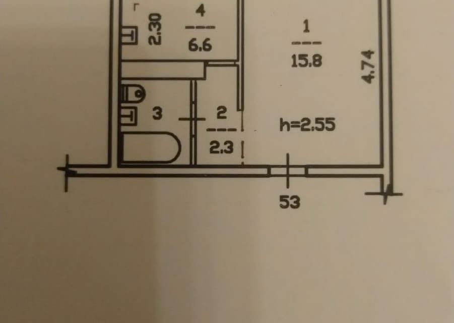 Продаётся 1-комнатная квартира, 28.1 м²