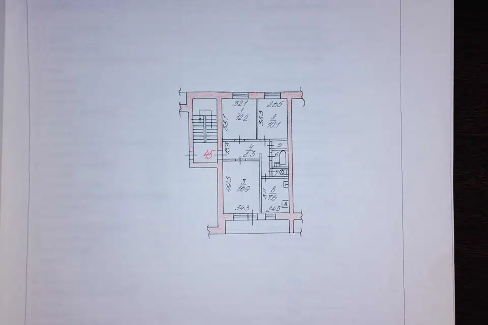 Продаётся 3-комнатная квартира, 60 м²