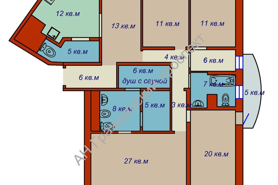 Продаётся 4-комнатная квартира, 138 м²
