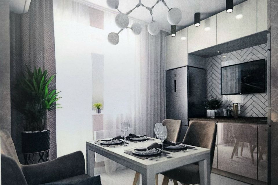 Продаётся 1-комнатная квартира, 43.6 м²