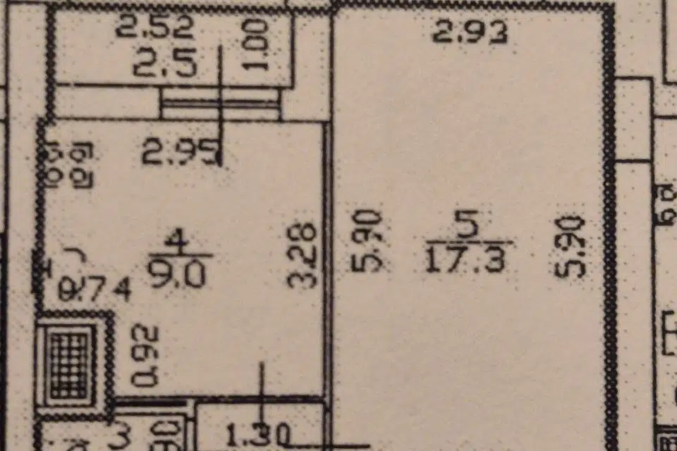 Продаётся 1-комнатная квартира, 40.1 м²