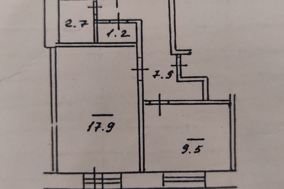 Продаётся 2-комнатная квартира, 50 м²