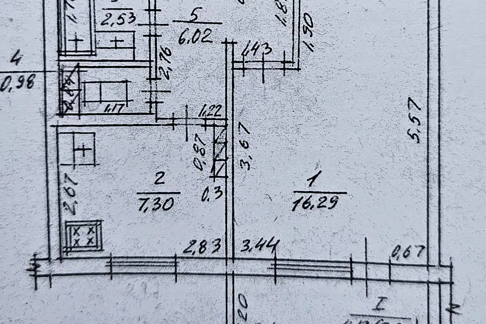 Продаётся 1-комнатная квартира, 36 м²
