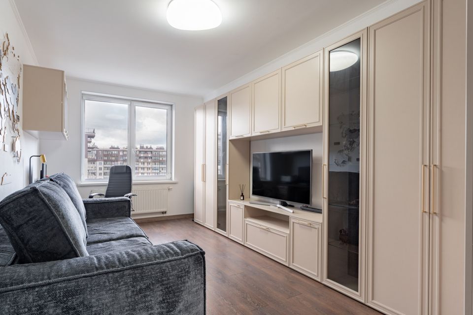 Продаётся 1-комнатная квартира, 38.6 м²