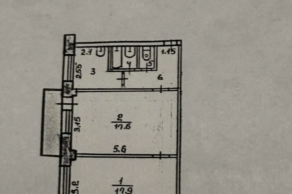 Продаётся 2-комнатная квартира, 49.3 м²