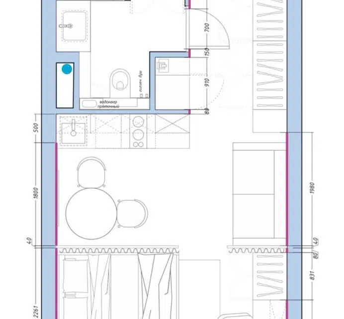 Продаётся студия, 29.7 м²