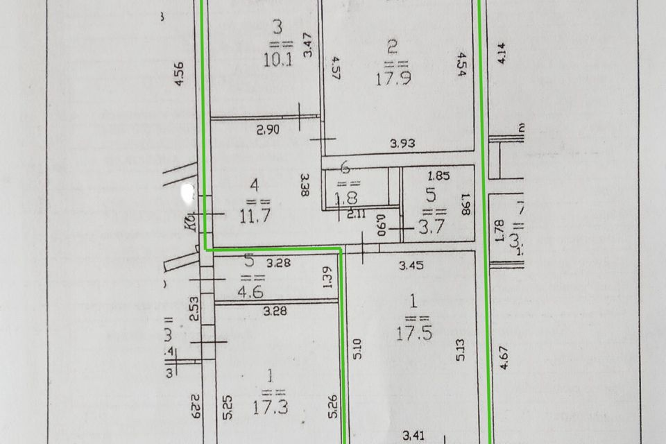 Продаётся 2-комнатная квартира, 62.7 м²