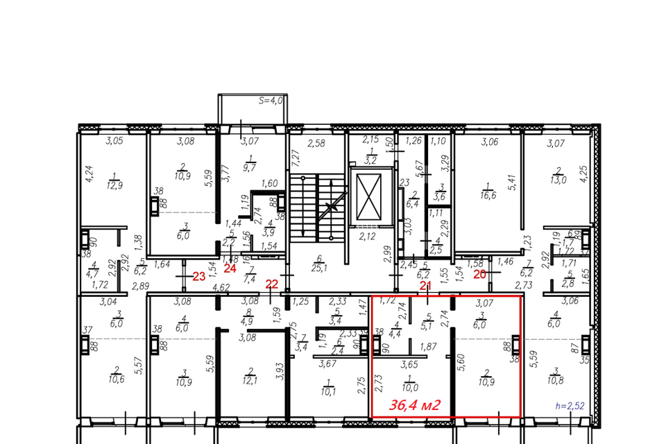 Продаётся 2-комнатная квартира, 36.4 м²