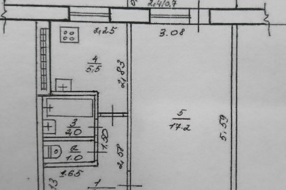 Продаётся 1-комнатная квартира, 32 м²