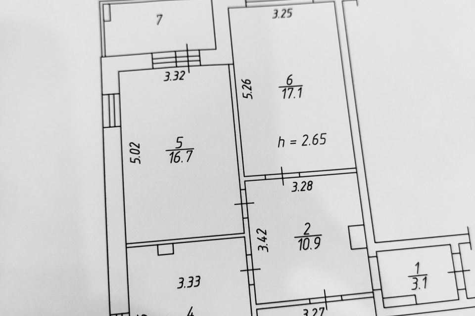 Продаётся 2-комнатная квартира, 67.8 м²