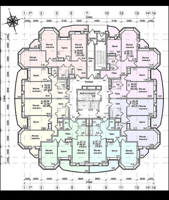 Продаётся 2-комнатная квартира, 84 м²