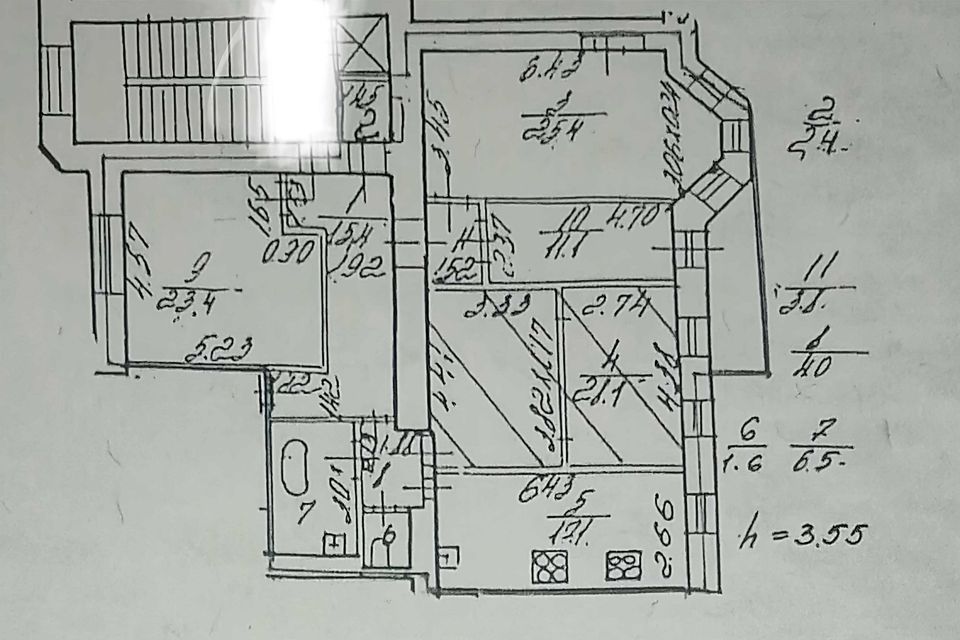 Продаётся 4-комнатная квартира, 138.8 м²