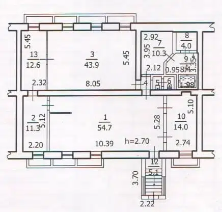 Продаётся помещение своб. назначения, 168 м²