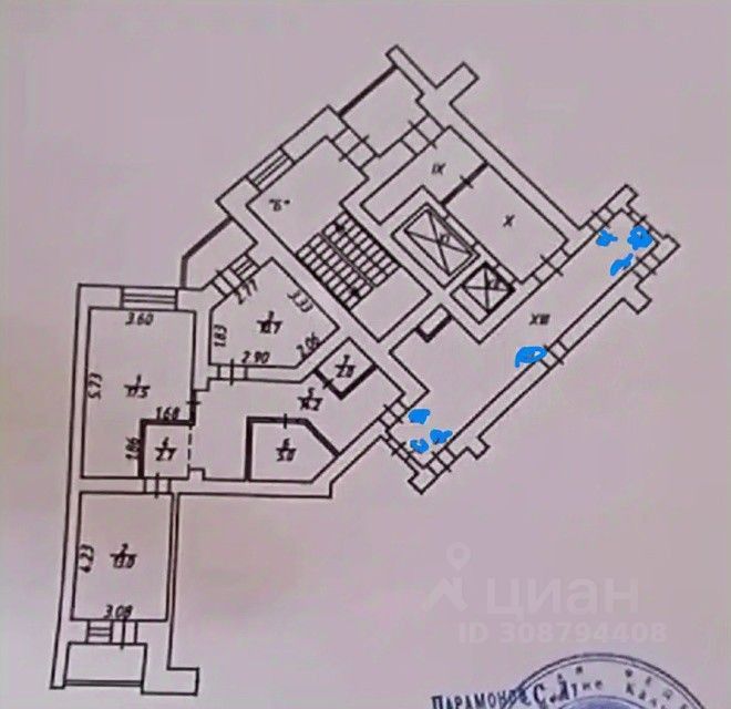 Продаётся 2-комнатная квартира, 68 м²