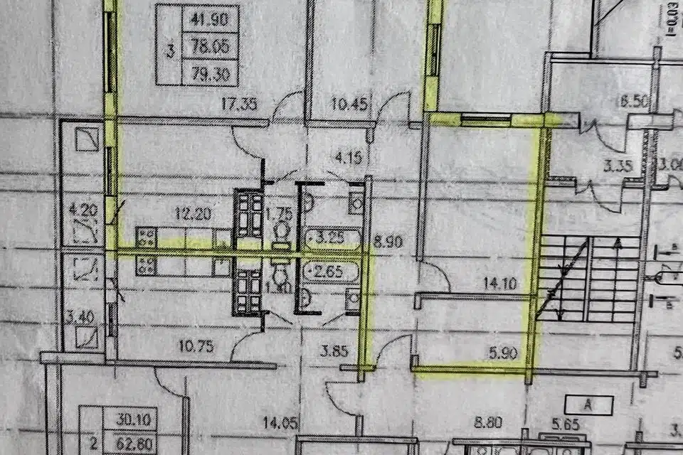 Продаётся 3-комнатная квартира, 79 м²