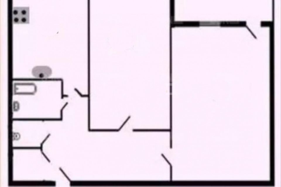 Продаётся 2-комнатная квартира, 45.42 м²
