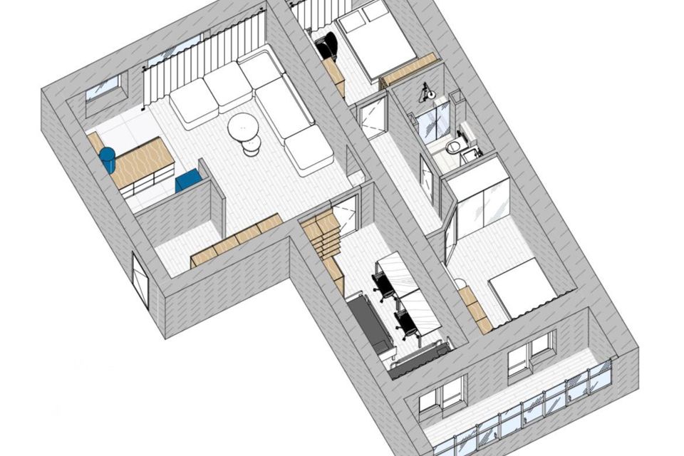Продаётся 4-комнатная квартира, 75.8 м²