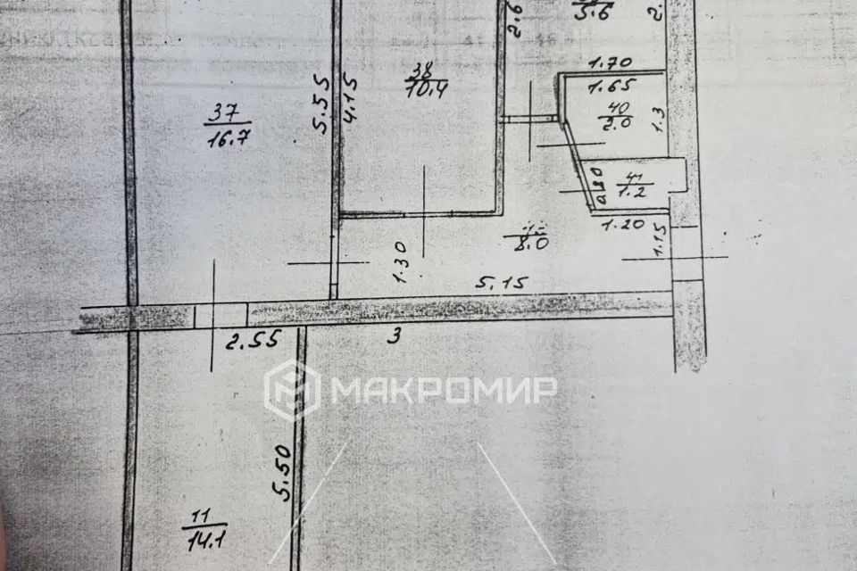Продаётся 3-комнатная квартира, 58 м²