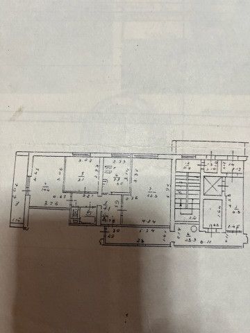 Продаётся 3-комнатная квартира, 64.8 м²