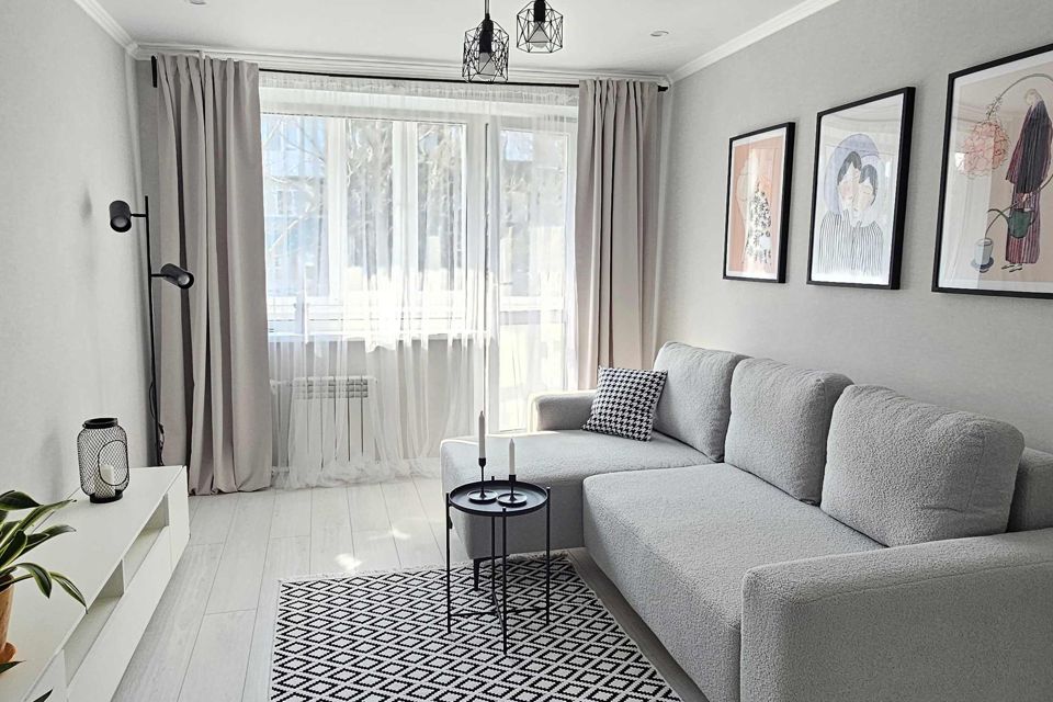 Продаётся 2-комнатная квартира, 43.6 м²