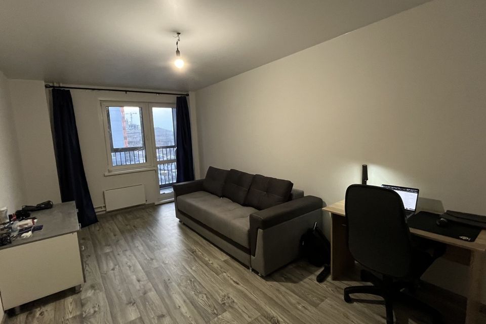 Продаётся 1-комнатная квартира, 38.6 м²