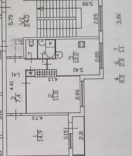 Продаётся 2-комнатная квартира, 47.7 м²