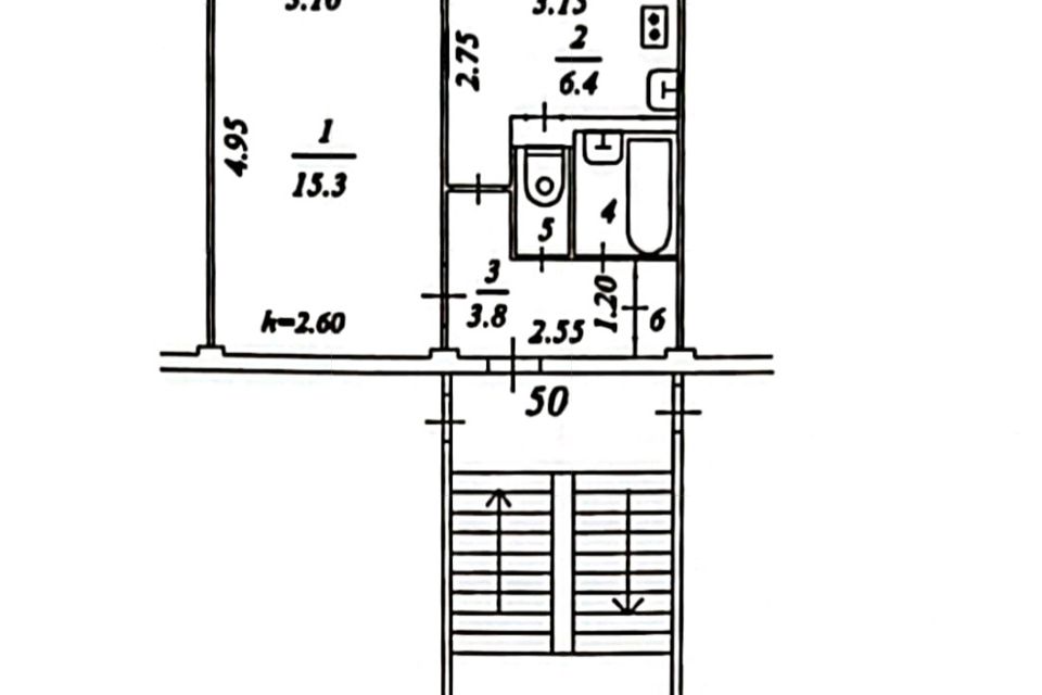 Продаётся 1-комнатная квартира, 29.2 м²