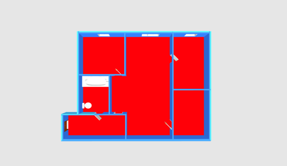 Продаётся 2-комнатная квартира, 45.1 м²