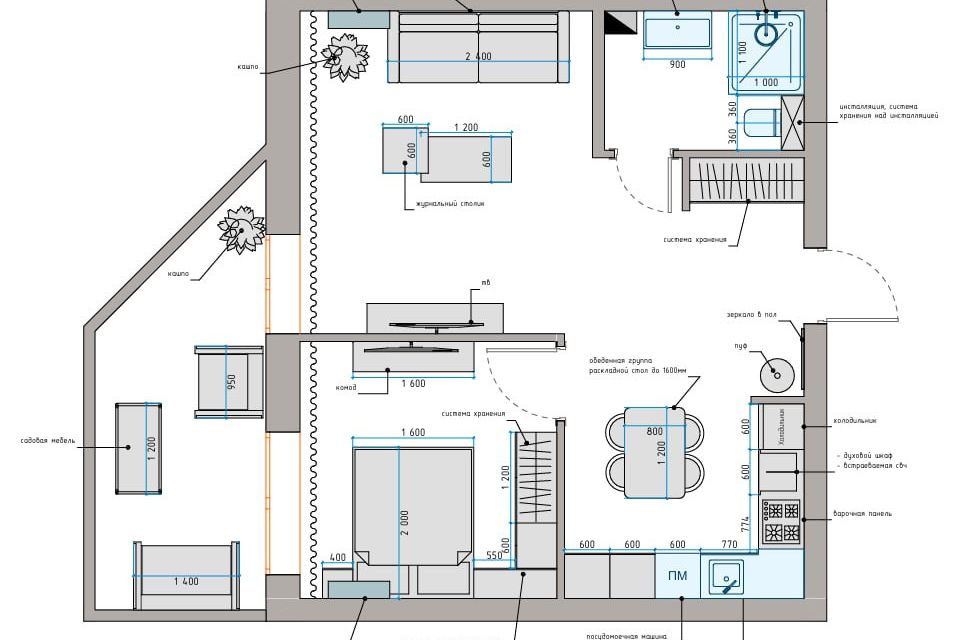 Продаётся 1-комнатная квартира, 51.53 м²