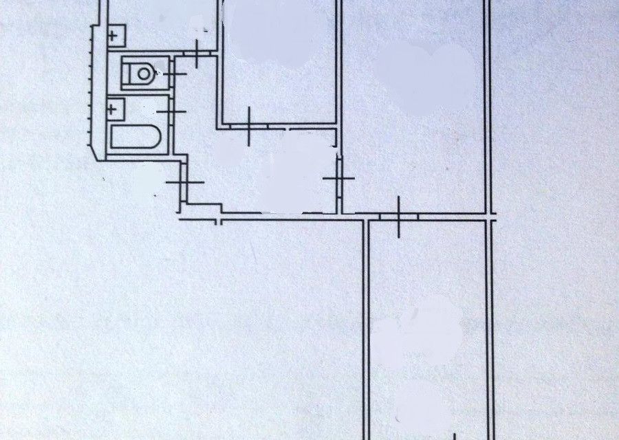 Продаётся 3-комнатная квартира, 58 м²