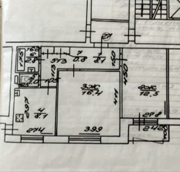 Продаётся 2-комнатная квартира, 49.7 м²